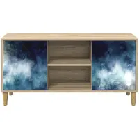 vidaXL TV-kast RAALTE, 102 x 33 x 50 cm, Sonoma houtvezelplaat