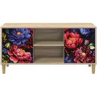 vidaXL Tv-meubel KIEL 102 x 33 x 50 cm Sonoma Bewerkt hout