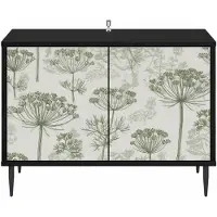 vidaXL Tv-meubel GOTHA 69 x 33 x 50,5 cm Zwart eiken Bewerkt hout