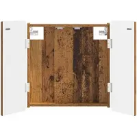 vidaXL Dartbord Kabinet ZWOLLE Oud hout 52,5 x 10,5 x 57,5 cm