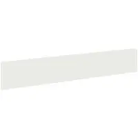vidaXL Gazonrand 10 st 100 x 18 cm Staal Wit