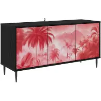 vidaXL TV-kast AACHEN, 102 x 33 x 51 cm, zwart, eikenlook