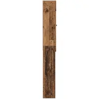 vidaXL Toiletkast BREDA Oud hout 66 x 25,5 x 190 cm Bewerkt hout