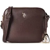 U.S. POLO ASSN. Schoudertas 'JONES' bruin