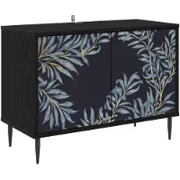 vidaXL TV-kast DOKKUM, 69 x 33 x 50,5 cm, zwart, eikenlook