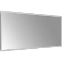 vidaXL LED Badkamerspiegel Transparant 90 x 40 cm gehard glas