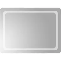 vidaXL LED Badkamerspiegel Transparant 80 x 60 cm gehard glas