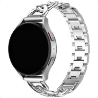 Selencia Chain bandje - Universeel 18 mm aansluiting - Zilver