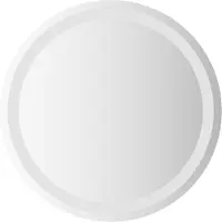 vidaXL LED Badkamerspiegel met spiegel Transparant Ø 50 cm gehard glas