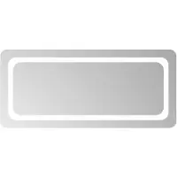 vidaXL LED Badkamerspiegel Transparant 90 x 40 cm gehard glas