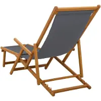 vidaXL Opvouwbare zonnebed 2 pcs 3 Positie Massief Eucalyptus Hout
