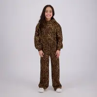 Vingino Meisjes Comfort Broek Icon-animal sweatpant Meisje Bruin 164