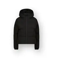 Vingino winterpufferjas - zwart Meisjes Polyester Capuchon Effen - maat 176