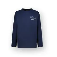 Vingino Jongens T-shirt Icon-basic-LS Jongen Blauw 104