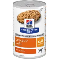 Hill's Pet Nutrition C/D Multicare Urinary Care nat hondenvoer met kip blik 1 tray (12 x 370 g)