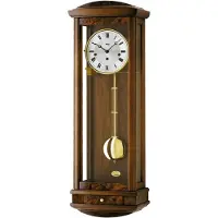 AMS R2607-1 Regulator met kast van massief notennhout en 8-daags Westminster-uurwerk