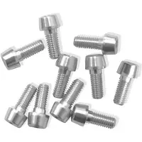 MSCH Copenhagen Tiso bouten M6x20, zilverkleurig geanodiseerd, 10 stuks. Eén maat