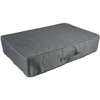 Duvo+ duvoplus Duratex Hondenmatras - Orthopedisch Hondenkussen met Springveren - Afneembare Hoes & Anti-slip - S 60x40x14cm - Donkergrijs
