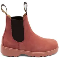 Bisgaard leren enkelboots met profielzool - donker oranje Meisjes Leer - maat 36