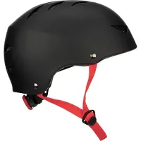 Nijdam Skate Helm Verstelbaar - Dark Fyre - Maat M - Zwart/Rood
