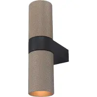 Artdelight Wandspot Structuur Grana Champagne Met Zwart