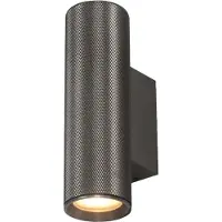 Artdelight Wandspot Structuur Rocco Bruin Met Zwart