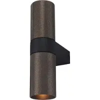 Artdelight Wandspot Structuur Grana Bruin Met Zwart