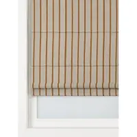 HEMA Vouwgordijn Andel lichtdoorlatend strepen ecru-cognac (cognac)