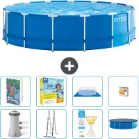 Intex Framezwembad, rond - 457x122 cm - 7-delig, model S529