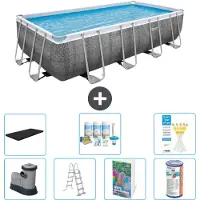Bestway Power Steel Rechthoekig - 549x274x122 cm - 6-delig S556