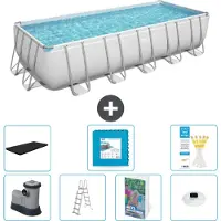 Bestway Power Steel Rechthoekig zwembad - 640x274x132 cm - 6-delig, model S674