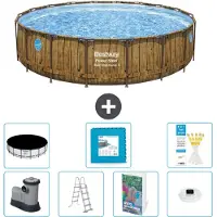 Bestway Power Steel Ronde Zwembad - 549x122 cm - 6-delig S674