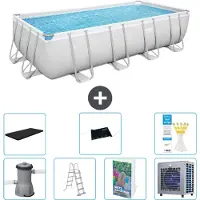 Bestway Power Steel Rechthoekig - 488x244x122 cm - 6-delig - Model S524