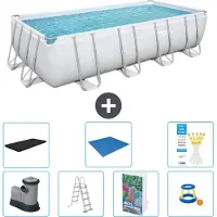 Bestway Power Steel Rechthoekig zwembad - 549x274x122 cm - 6-delig - Model S568