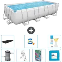Bestway Power Steel Rechthoekig - 488x244x122 cm - 6-delig - Model S570