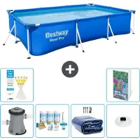 Bestway Steel Pro, rechthoekig zwembad - 300x201x66 cm - 5-delig, model S228