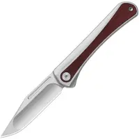 Kizer Cutlery Melody S35VN vouwmes, Gray Aluminum & Panama Rosewood, Satin