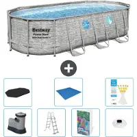 Bestway Power Steel Ovaal - 549x274x122 cm - 6-delig - Model S596