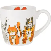 Blond Amsterdam , Dier: Cappuccinobeker 0,5L Cats mix