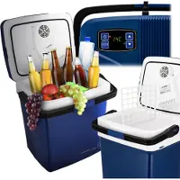 Outtec Campingkoelkast, Minikoelkast - 32L inhoud - Kleine Drankenkoelkast, Minibar, Draagbare Koelbox voor Kamperen, Kantoor, Tuin, Picknick, Outdoor
