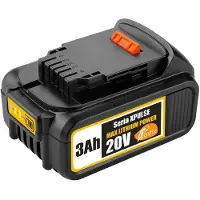 Rosfix Accu Vervanging Lithium-Ion - 20V 3Ah LED Laadindicator - Beveiligd, Duurzaam - Geschikt voor DeWalt