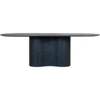 Giga Meubel Eettafel Ava Ovaal Zwart 240cm