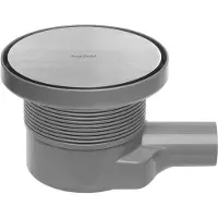Easy drain Easydrain Aqua Round vloerput 15cm rond met rooster msi-6 RVS Geborsteld