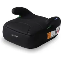 Luvion Apex Eclipse Black – Zitverhoger Auto – Stoelverhoger – Booster Seat – UN R129 – 125-150 cm – 7 t/m 12 jaar – Zwart