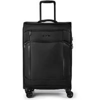 D & N d&n Travel Line 9804 4 wielen Trolley M 68 cm met uitbreidingsplooi zwart