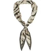 Comma Doek taupe / chocoladebruin