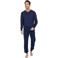 Pastunette Pyjama lang 'Northern Nights' donkerblauw