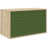 vidaXL Wand gemonteerd TV Kast GELEEN 69 x 33 x 40 cm Sonoma Eiken