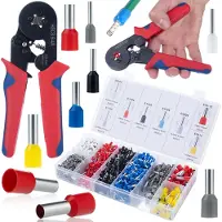 Rosfix Krimptang Set - Geïsoleerde Adereindhulzen 1200 Stuks - 0,25–10,0 Mm²