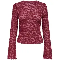 ONLY Onllollie l/s lace top cs jrs